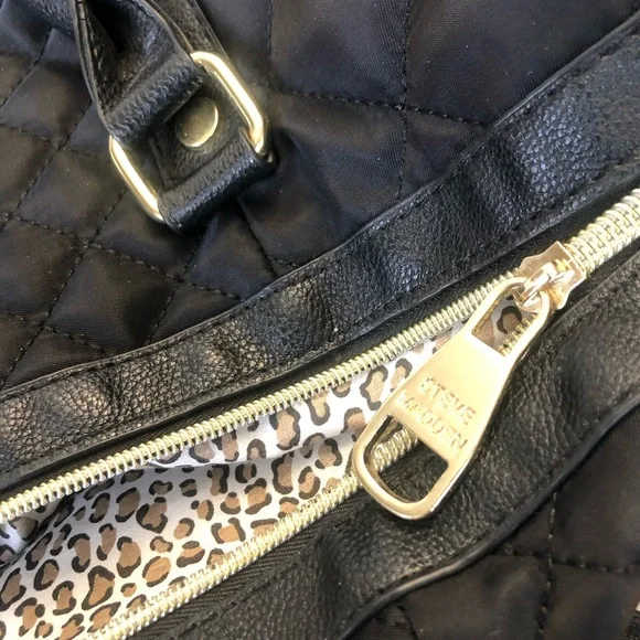 Steve Madden Quilted Weekender bag